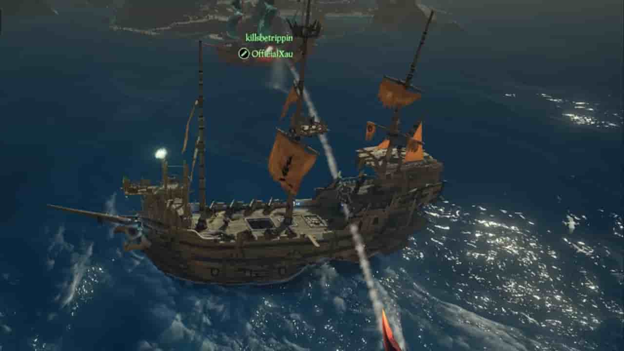 Sea Of Theives - Launched perfectly onto a skeleton ship