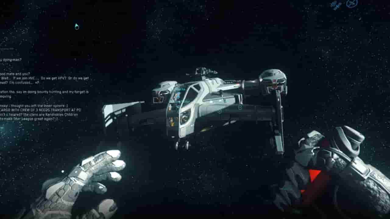 Star Citizen - Argo Cargo Drifting and Bonked by a Cutlass Black
